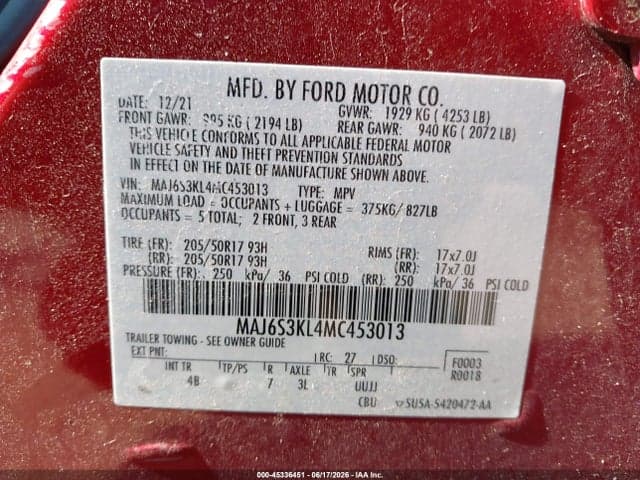 2021 FORD ECOSPORT TITANIUM 9