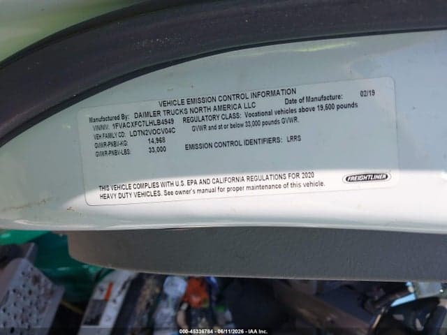 2020 FREIGHTLINER M2 106 9