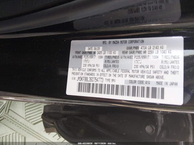 2025 MAZDA CX-5 2.5 S SELECT 9