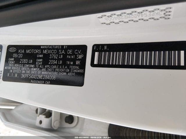 2021 KIA FORTE EX 9