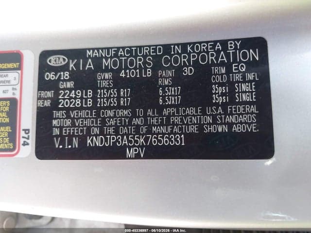 2019 KIA SOUL + 9