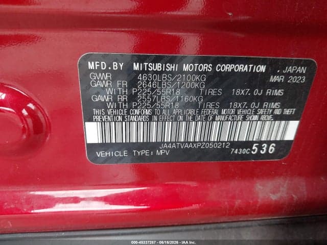 2023 MITSUBISHI ECLIPSE CROSS LE S-AWC 9