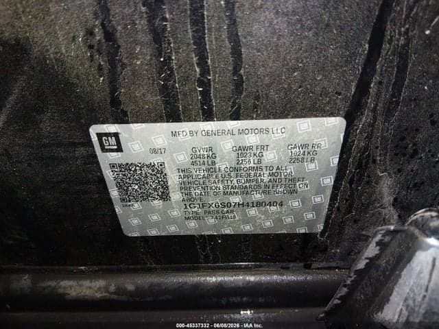 2017 CHEVROLET BOLT EV PREMIER 9