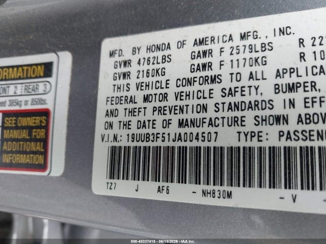 2018 ACURA TLX TECH PKG 9