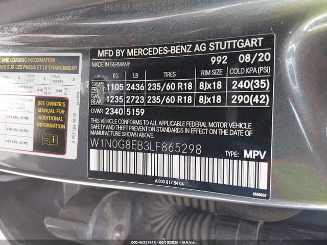 2020 MERCEDES-BENZ GLC 300 4MATIC 9