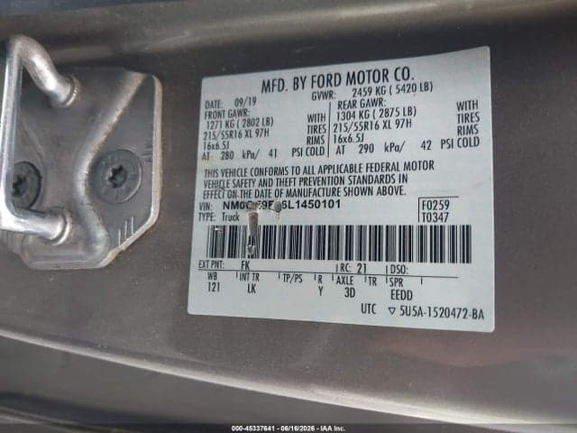 2020 FORD TRANSIT CONNECT XLT PASSENGER 9
