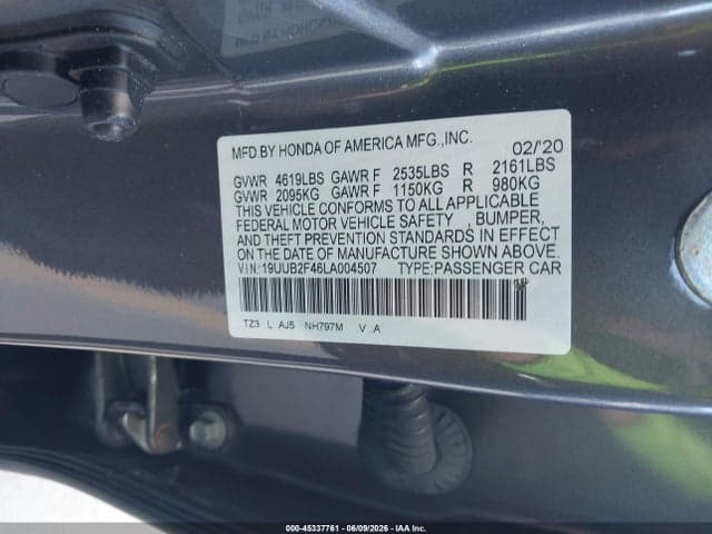 2020 ACURA TLX TECH PACKAGE 9