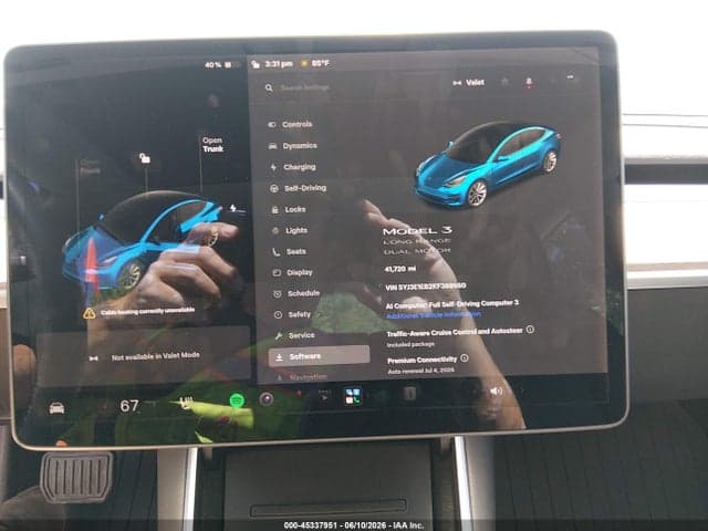 2019 TESLA MODEL 3 LONG RANGE/PERFORMANCE 18