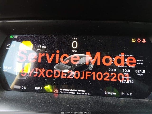2018 TESLA MODEL X 100D/75D/P100D 7