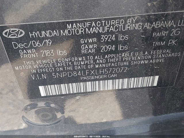 2020 HYUNDAI ELANTRA SEL 9