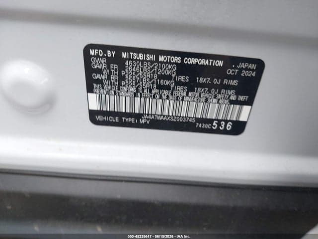 2025 MITSUBISHI ECLIPSE CROSS SE S-AWC 9