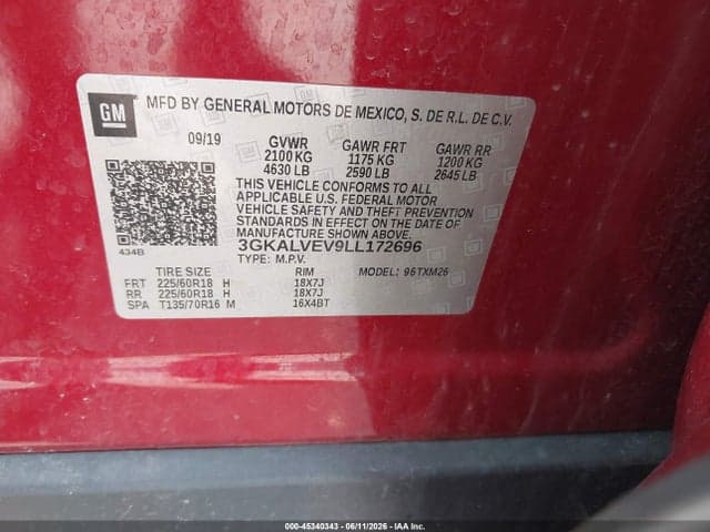 2020 GMC TERRAIN AWD SLT 9