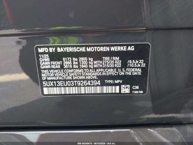 2026 BMW X5 SDRIVE40I 9