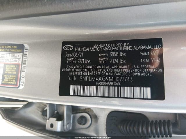2021 HYUNDAI ELANTRA SEL 9