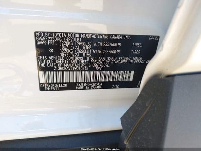 2026 TOYOTA RAV4 XLE PREMIUM 9