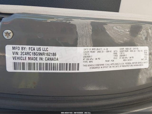 2022 CHRYSLER PACIFICA TOURING L 9