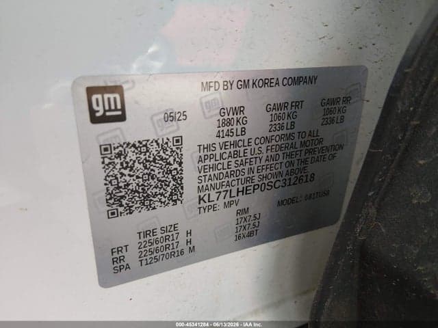 2025 CHEVROLET TRAX FWD LT 9