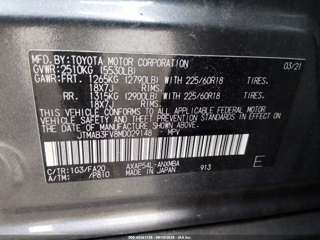 2021 TOYOTA RAV4 PRIME SE 9