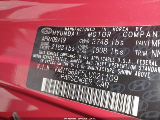 2020 HYUNDAI VELOSTER 2.0 PREMIUM 9