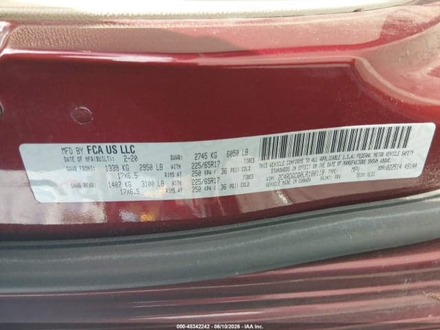 2020 DODGE GRAND CARAVAN SXT 9