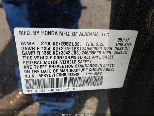 2017 ACURA MDX SPORT HYBRID ADVANCE PACKAGE 9