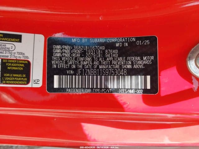 2025 TOYOTA GR86 8