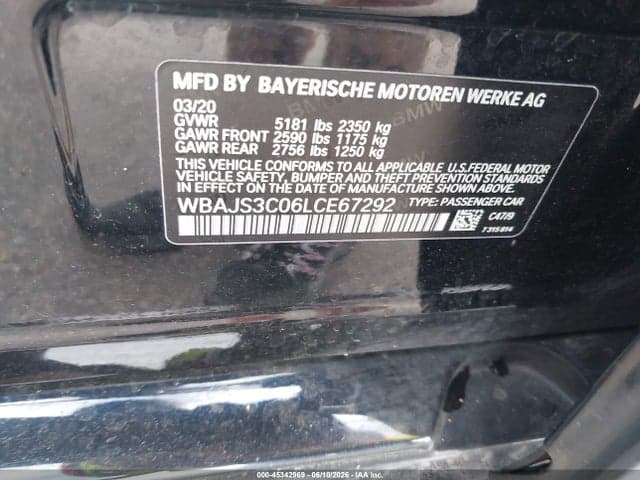 2020 BMW 540I XDRIVE 9