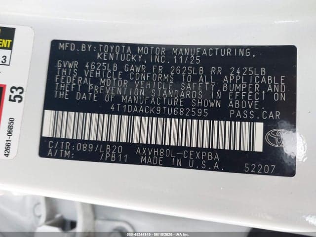 2026 TOYOTA CAMRY XSE 8