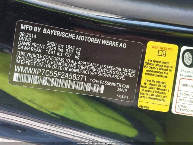 2015 MINI HARDTOP COOPER 9
