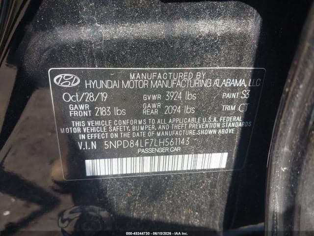 2020 HYUNDAI ELANTRA SEL 9