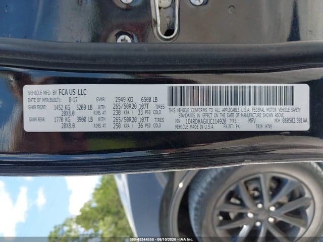 2018 DODGE DURANGO SXT RWD 9