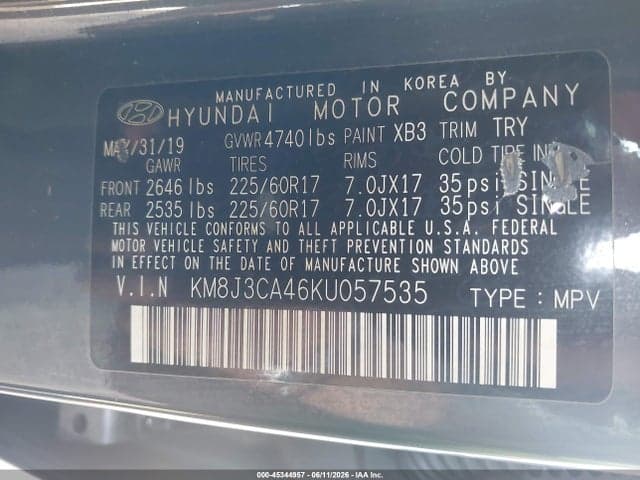 2019 HYUNDAI TUCSON VALUE 9