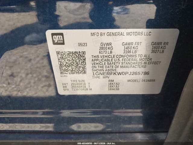 2023 CHEVROLET TRAVERSE FWD LS 9