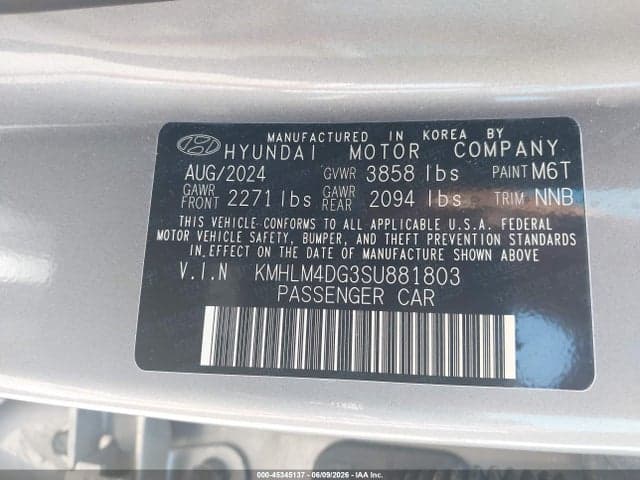 2025 HYUNDAI ELANTRA SEL SPORT 9