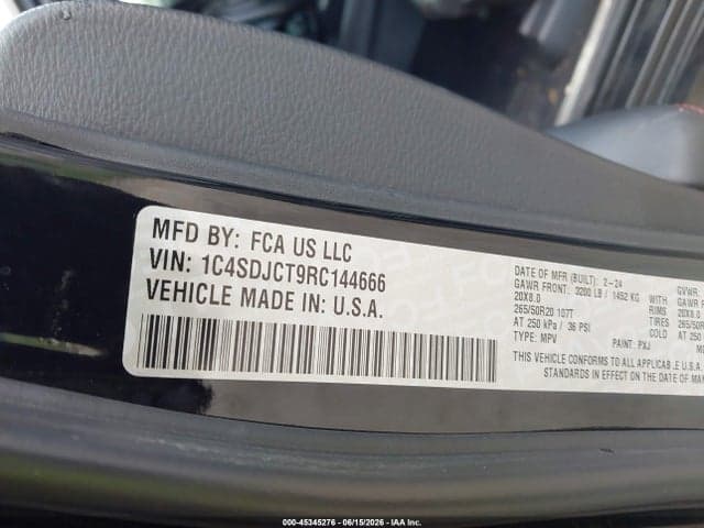 2024 DODGE DURANGO R/T PLUS AWD 9