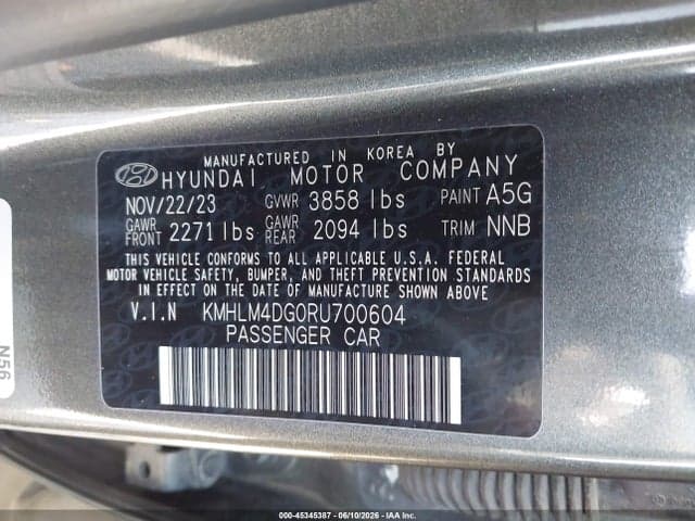 2024 HYUNDAI ELANTRA SEL 9