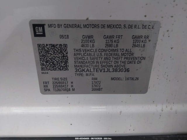 2018 GMC TERRAIN SLE 9
