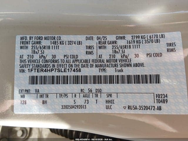 2025 FORD RANGER XLT 9