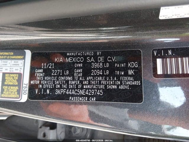2022 KIA FORTE GT 9