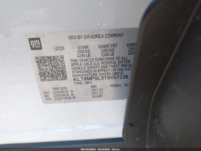 2026 CHEVROLET TRAILBLAZER FWD LT 9