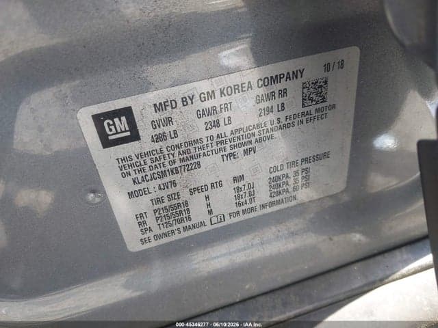 2019 BUICK ENCORE FWD ESSENCE 9