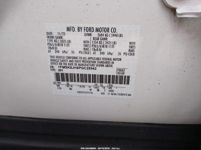 2023 FORD EXPLORER TIMBERLINE 9