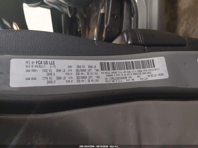 2019 DODGE DURANGO GT PLUS AWD 9