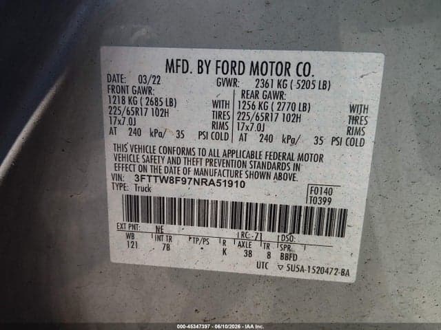 2022 FORD MAVERICK XLT 9