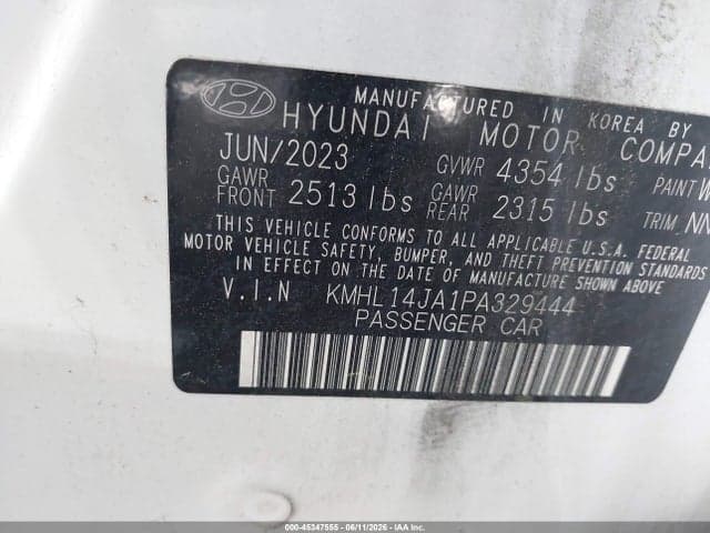 2023 HYUNDAI SONATA SEL 9