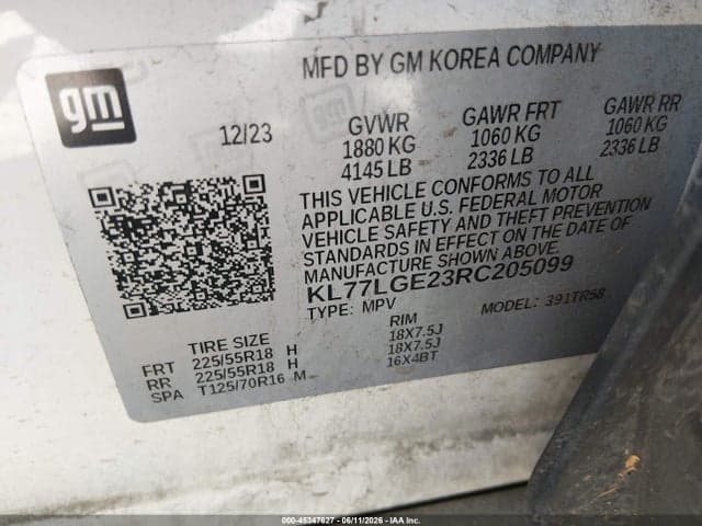 2024 CHEVROLET TRAX FWD 1RS 10