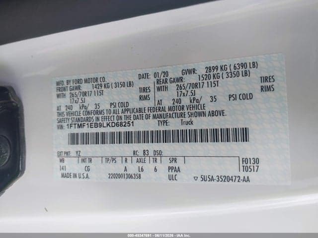 2020 FORD F-150 XL 9