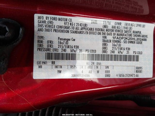 2017 FORD FOCUS SE 9
