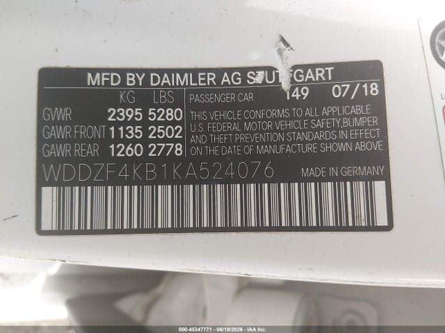 2019 MERCEDES-BENZ E 300 4MATIC 9
