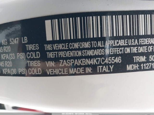 2019 ALFA ROMEO STELVIO TI LUSSO AWD 9